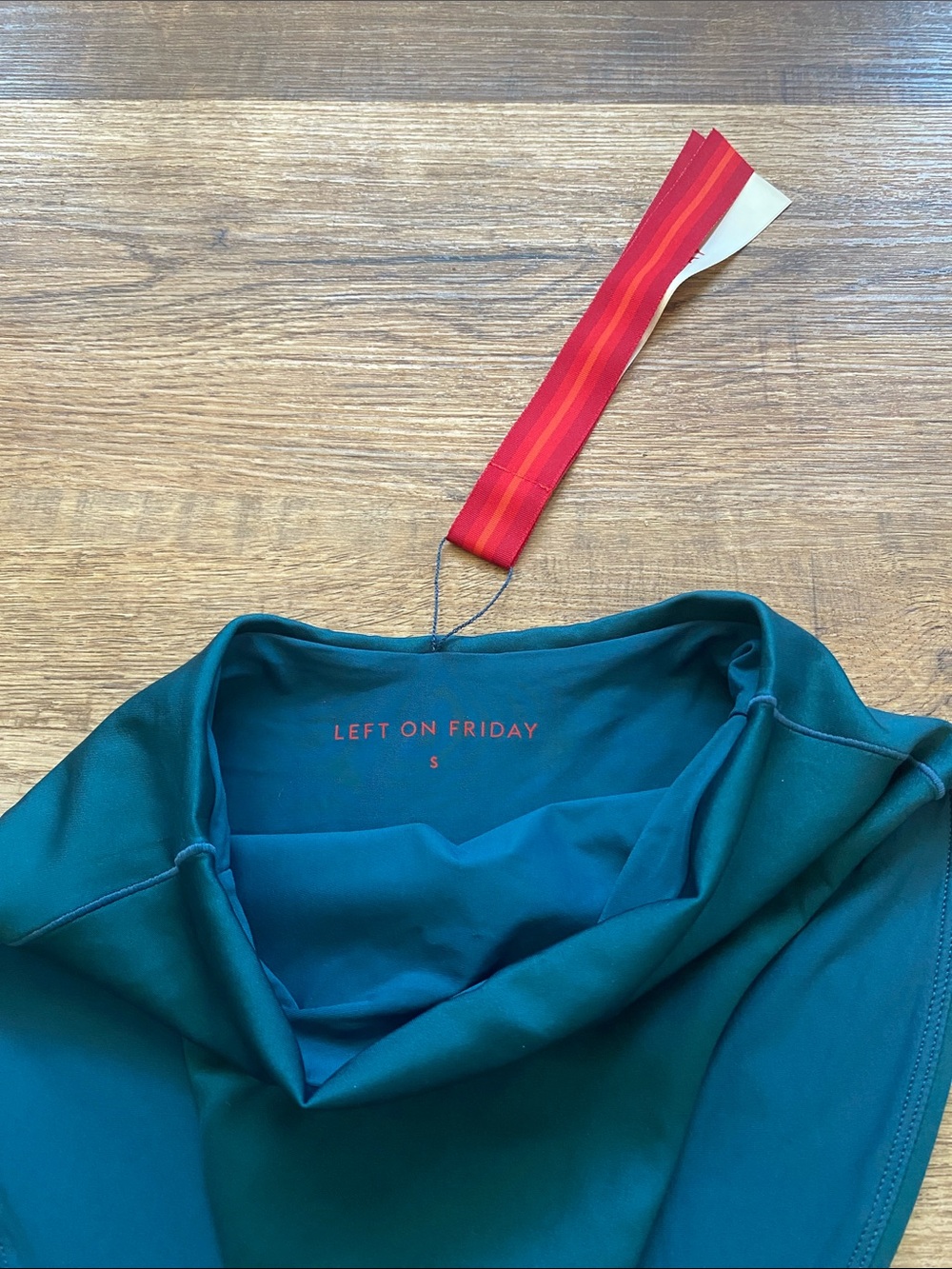 Left On Friday High Waist Bikini Bottoms Teal - Picture 4 of 6